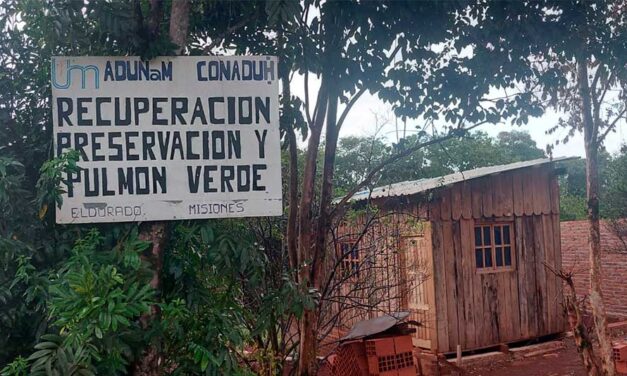Tareas en el predio de la ciudad de Eldorado